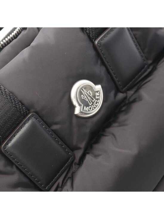 Black Mini Caradoc Tote Bag - Bags & Small Accessories for  Moncler Tote Mini Caradoc 2-Way Black Nylon Leather